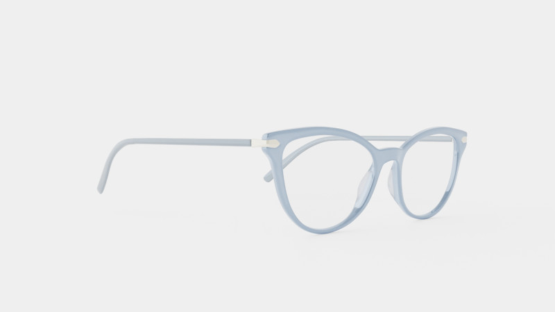 Modo - Conselyea Crystal Blue Glasses Modèle 3D .c4d .max .obj .3ds .fbx .stl .blend