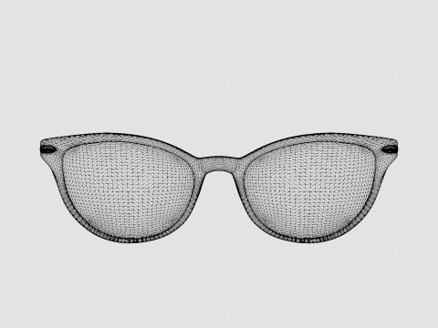 Modo - Conselyea Crystal Blue Glasses Modèle 3D