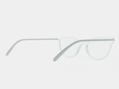 Modo - Conselyea Light Aqua Glasses Model 3D