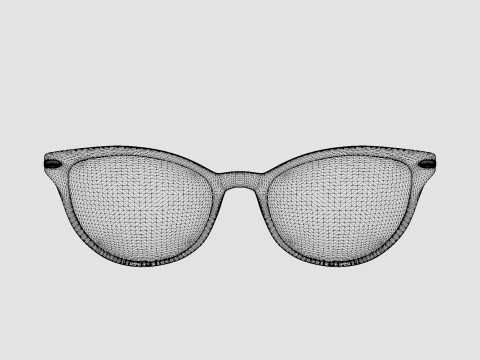 Modo - Conselyea Light Aqua Glasses Model 3D
