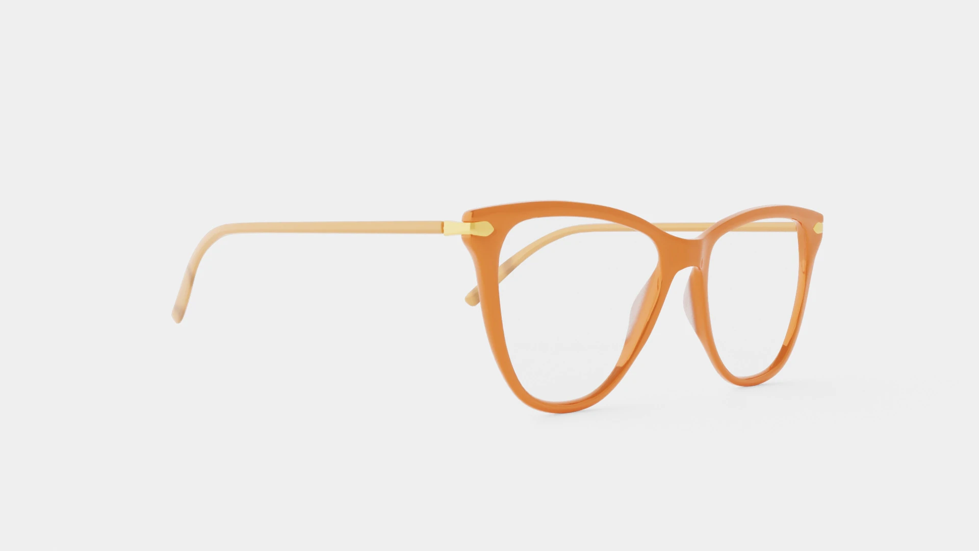 Modo - Driggs Brown Crystal Glasses 3D Model .c4d .max .obj .3ds .fbx .stl .blend 