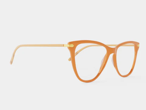 Modo - Bicchieri in cristallo marrone Driggs Modello 3D