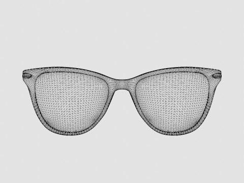 Modo - Driggs Brown Crystal Glasses 3D 모델