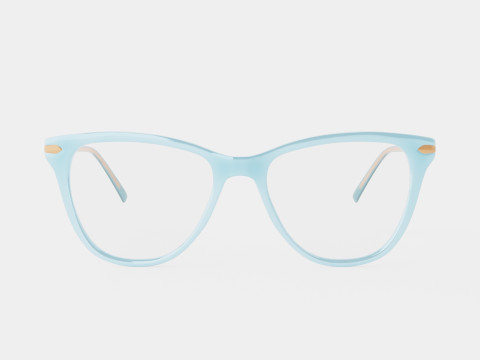 Modo - Driggs Light Blue Crystal Glasses Modelo 3D