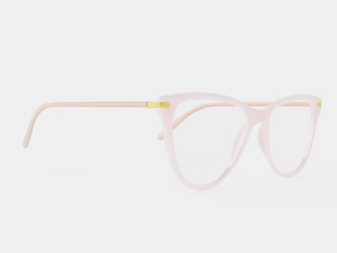 Modo - Driggs Pink Crystal Glasses Modelo 3D