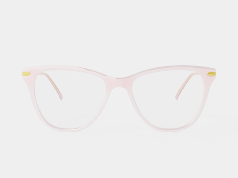 Modo - Driggs Pink Crystal Glasses 3D Model