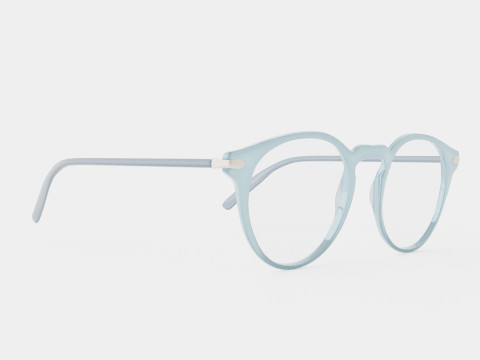 Modo - Lewis Grey Aqua Glasses Modelo 3D