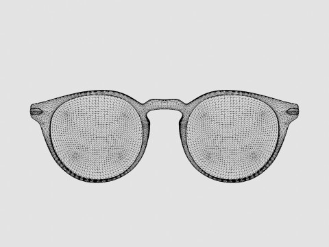Modo - Lewis Olive Glasses 3D मॉडल