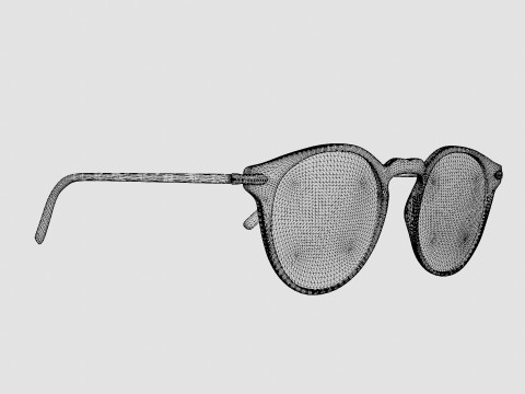 Modo - Lewis Olive Glasses 3D मॉडल