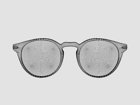 Modo - Lewis Tortoise Glasses 3D Model