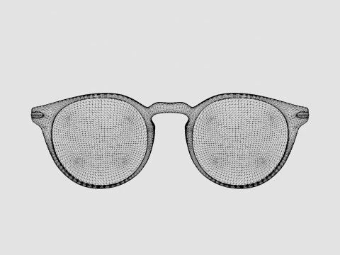 Modo - Lewis Tortoise Glasses 3D Model