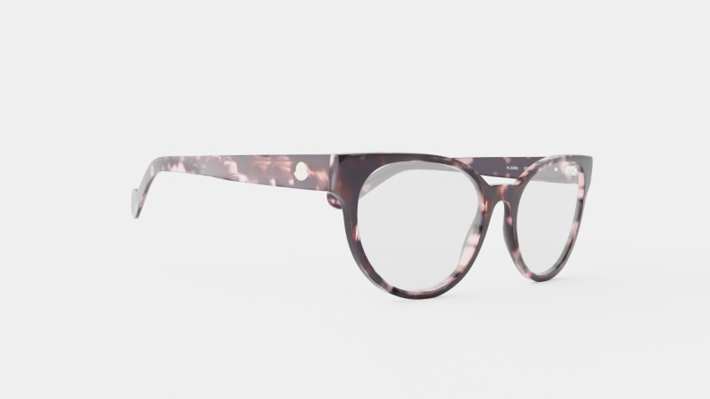 Moncler - ML5086 055 Glasses 3Dモデル .c4d .max .obj .3ds .fbx .stl .blend