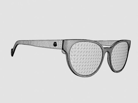 Moncler - ML5086 055 Glasses 3Dモデル