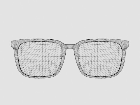 Mont Blanc MB0011O 011 Glasses 3D Model