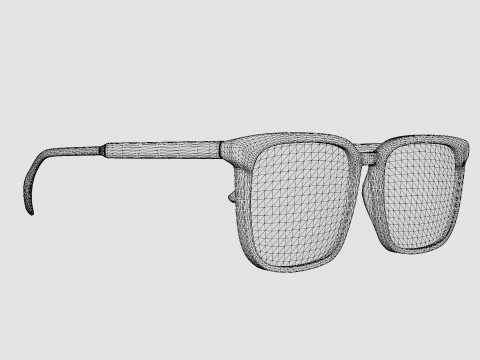 Mont Blanc MB0011O 011 Glasses 3D Model