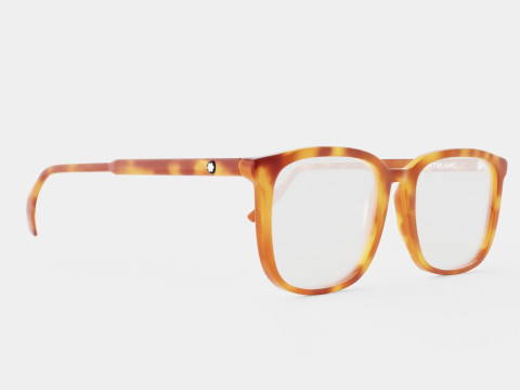 Mont Blanc - MB0085O 003 Glasses 3D Model