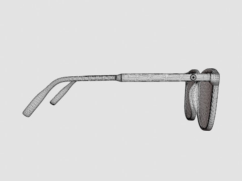 Mont Blanc - MB0085O 003 Glasses 3Dモデル