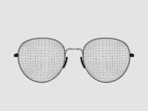 Moschino - MOS533 DDB Glasses Modelo 3D