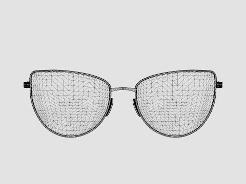 Moschino - MOS534 3YG Glasses Modelo 3D