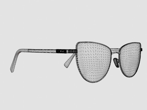 Moschino - MOS534 3YG Glasses Modelo 3D