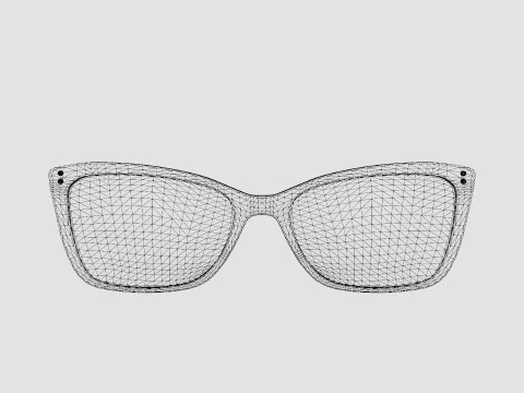 Moschino - MOS547 C9A Glasses 3D Model