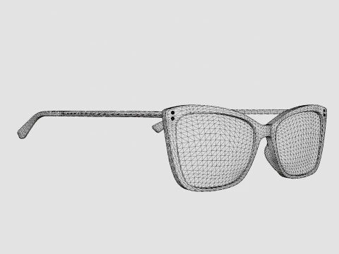 Moschino - MOS547 C9A Glasses 3D Model