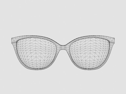 Moschino - MOS549 C9A Glasses 3D Model