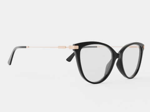 Moschino - MOS561 807 Glasses Modelo 3D