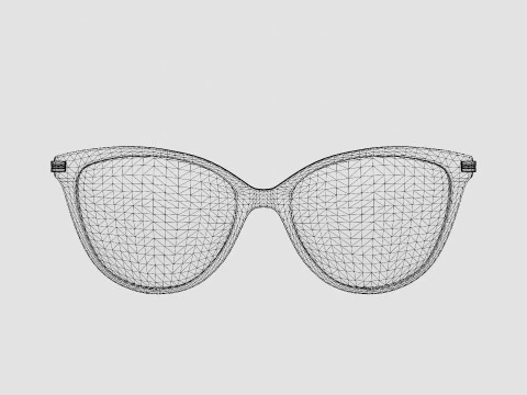 Moschino - MOS561 807 Glasses 3D Model