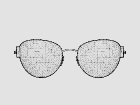 Moschino - MOS562 AOZ Glasses 3D Модель
