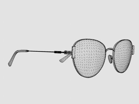 Moschino - MOS562 AOZ Glasses 3D Модель