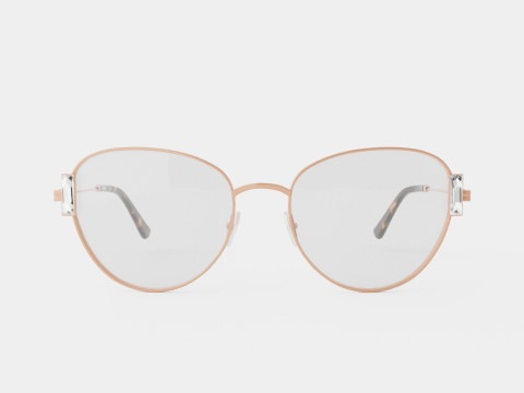 Moschino - MOS562 DDB Glasses Modèle 3D