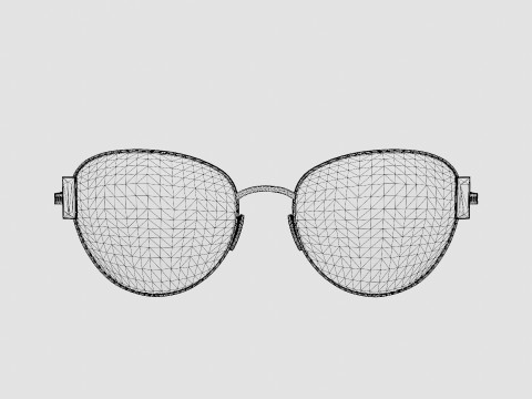 Moschino - MOS562 DDB Glasses Modèle 3D
