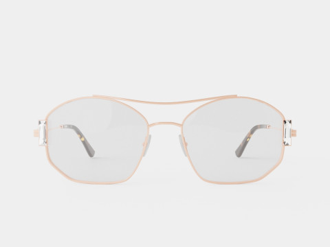 Moschino - MOS563 DDB Glasses 3Dモデル