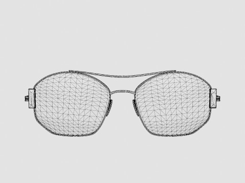 Moschino - MOS563 DDB Glasses 3Dモデル