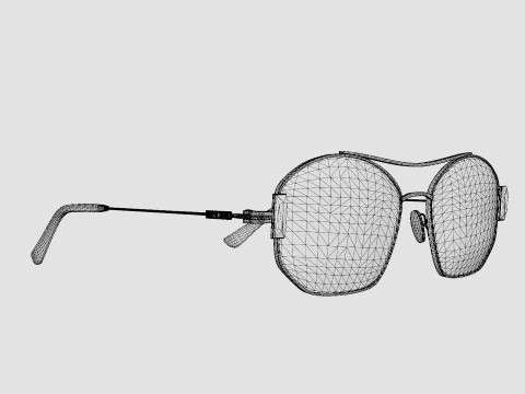 Moschino - MOS563 DDB Glasses 3Dモデル