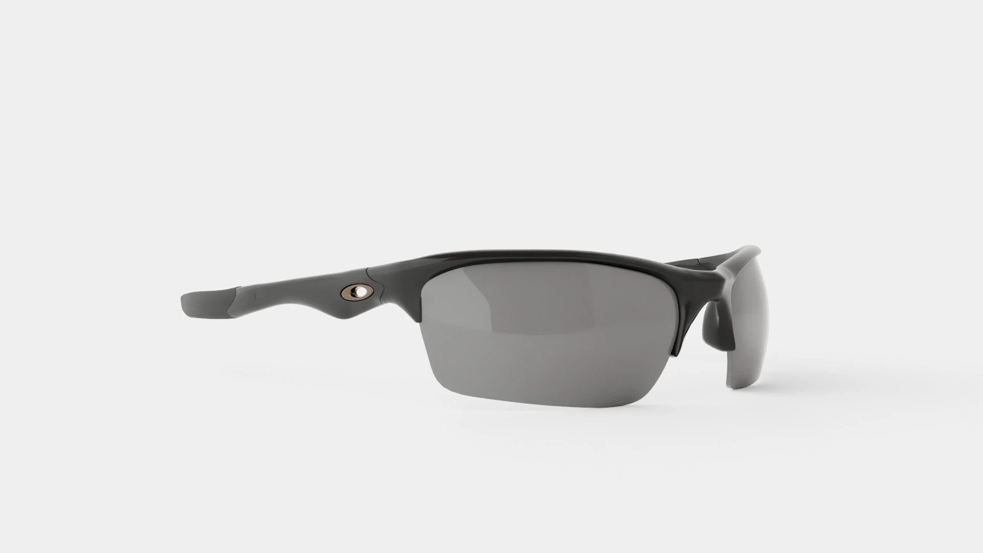 Oakley Bottle Rocket - Black Iridium Polarized OO9164 Sport Glasses 3D Model .c4d .max .obj .3ds .fbx .stl .blend 