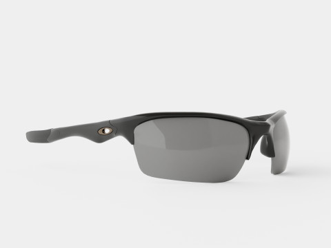 Oakley Bottle Rocket - Black Iridium Polarized OO9164 Sport Glasses 3D Model