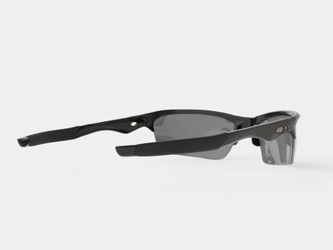 Oakley Bottle Rocket - Black Iridium Polarized OO9164 Sport Glasses 3D Model
