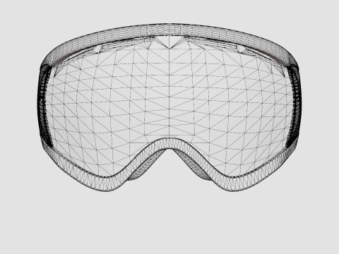 Oakley Canopy - Prizm Snow Sapphire Iridium OO7047 Sport Glasses 3D Model