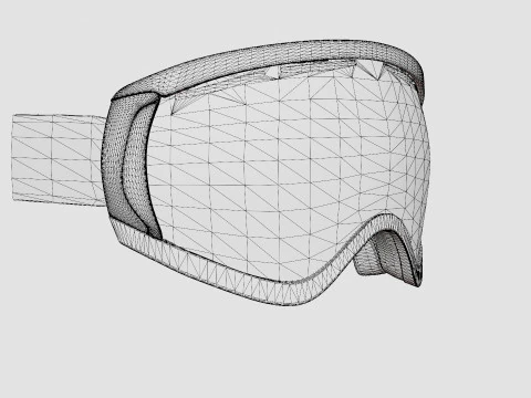 Oakley Canopy - Prizm Snow Sapphire Iridium OO7047 Sport Glasses 3D Model