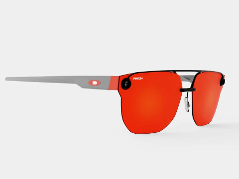 Óculos esportivos Oakley Chrystl - Prizm Ruby OO4136 Modelo 3D