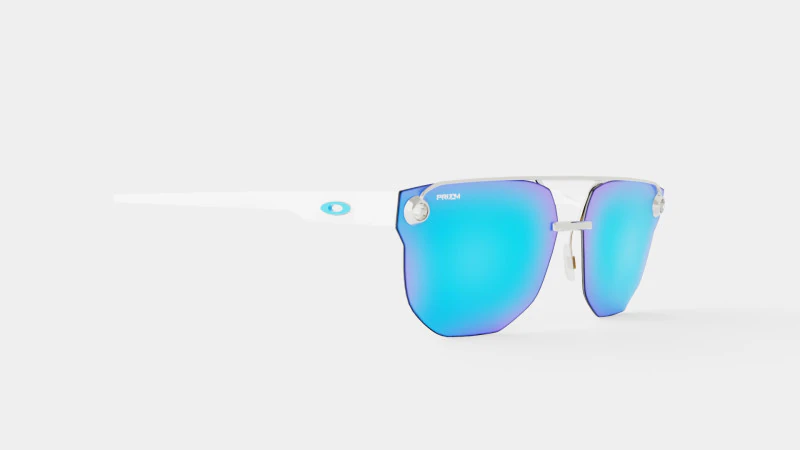 Oakley Chrystl - Prizm Sapphire OO4136 Sport Glasses 3D Model .c4d .max .obj .3ds .fbx .stl .blend 