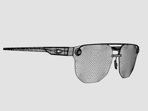 Oakley Chrystl - Prizm Sapphire OO4136 Sport Glasses 3D Model