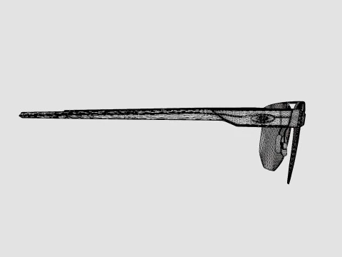 Oakley Chrystl - Prizm Sapphire OO4136 Sport Glasses 3D Model