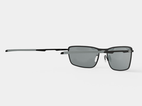 Oakley Conductor 6 - Black Iridium OO4106 Sport Glasses 3Dモデル