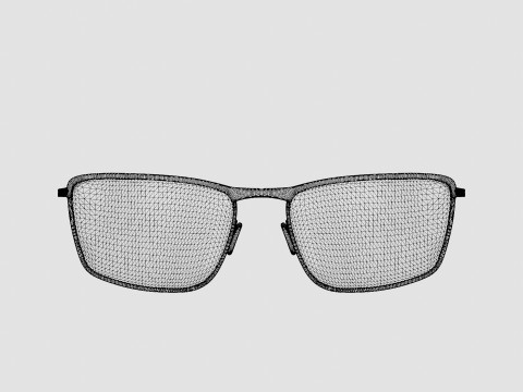 Oakley Conductor 6 - Black Iridium OO4106 Sport Glasses 3Dモデル