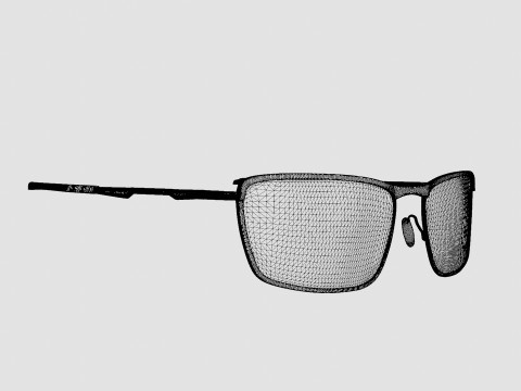 Oakley Conductor 6 - Black Iridium OO4106 Sport Glasses 3Dモデル