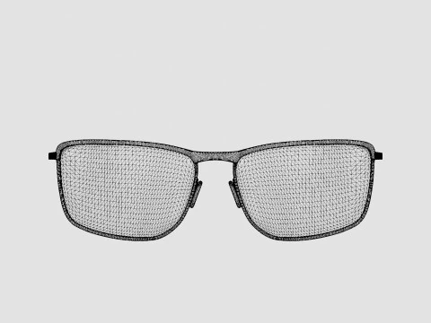 Oakley Conductor 8 - Grey OO4107 Sport Glasses 3D Model