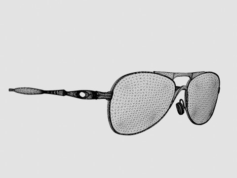 Oakley Crosshair - Vr28 Black Iridium OO4060 Sport Glasses 3D Model